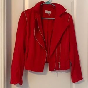 Red jacket